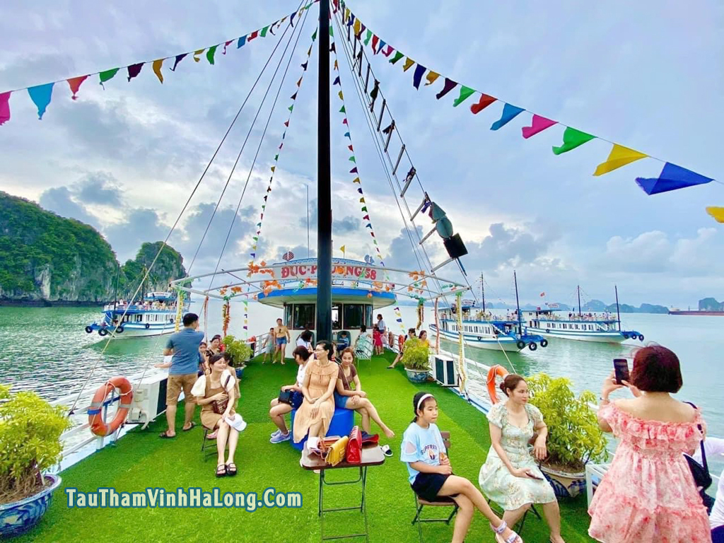 tàu đức phương thăm vịnh hạ long