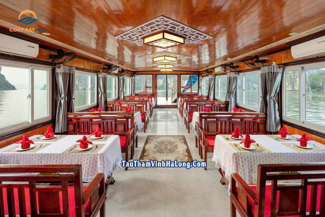 tàu hồng long thăm vịnh hạ long