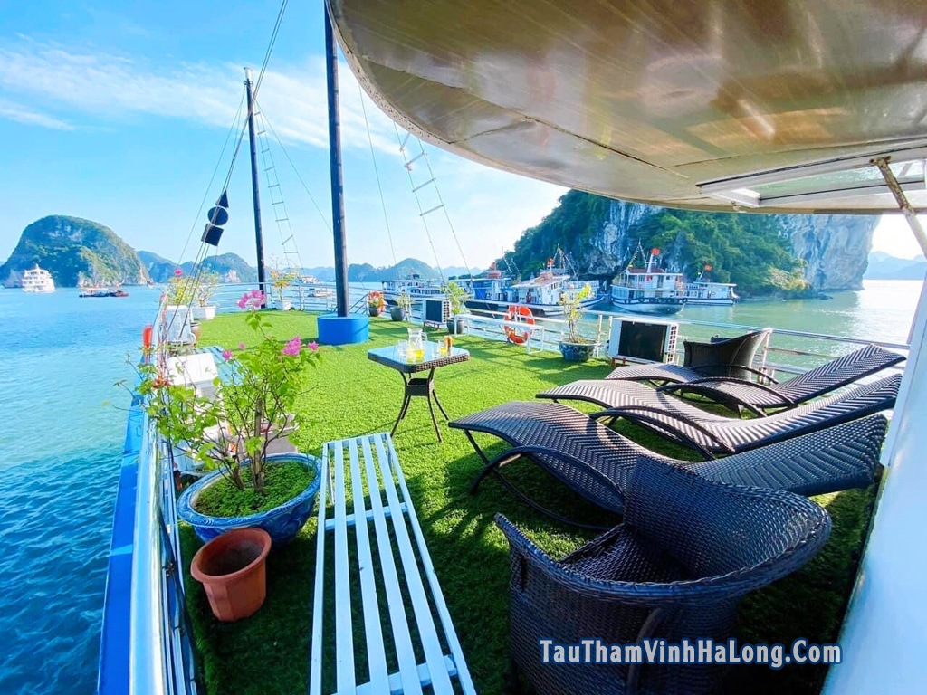tàu nam cường thăm vịnh hạ long