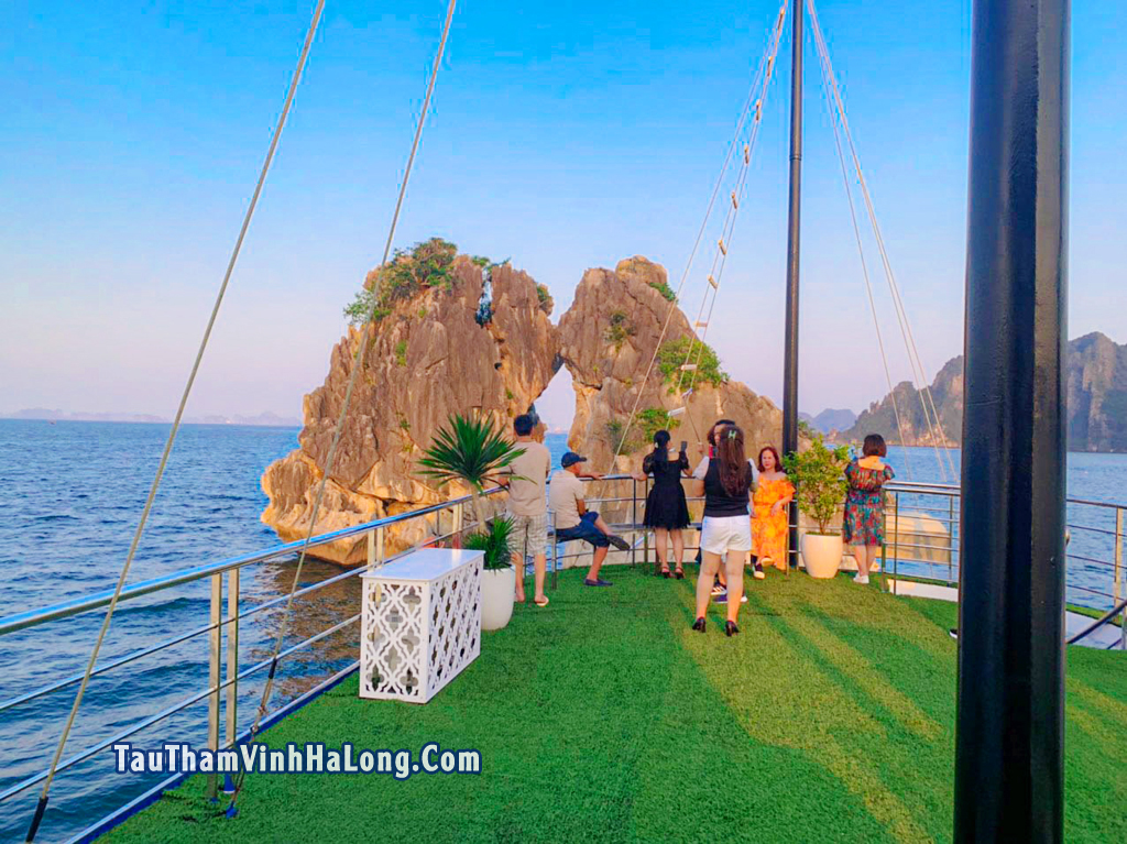 Tàu Thành An 88 thăm vịnh Hạ Long